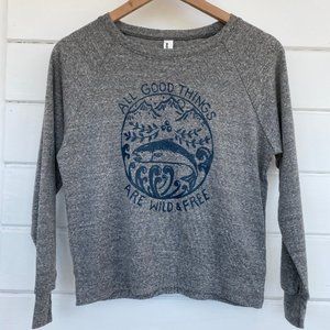 Wild & Free Longsleeve - Grey